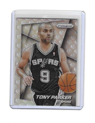2014-15 Panini Prizm Short Prints Silver Prizm Tony Parker #14
