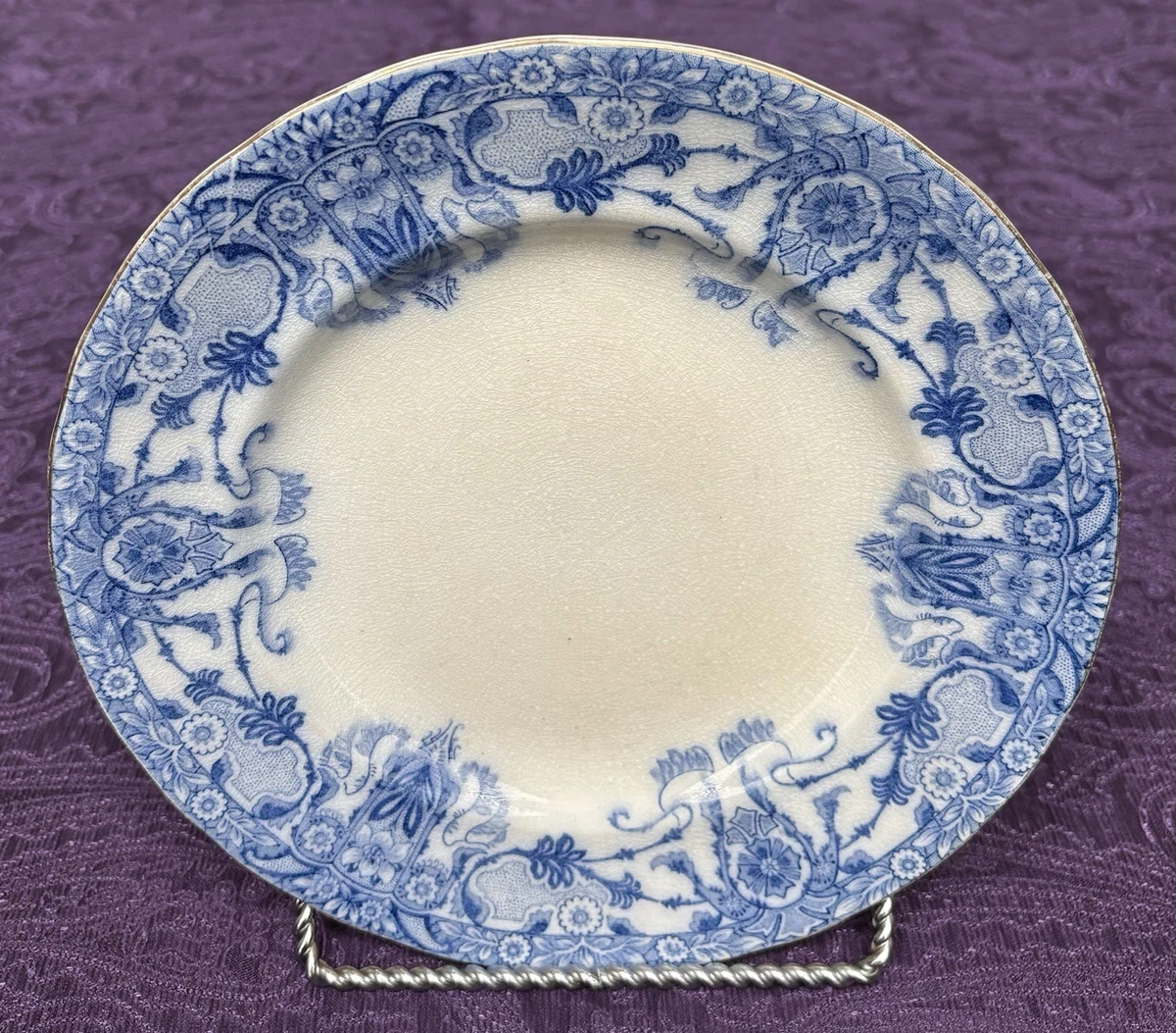 Burgess Leigh Flow Blue In Burleigh (Burgess & Leigh) China for