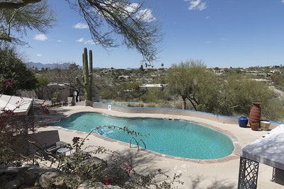 Tucson Arizona Hacienda Del Sol Resort Swimming Pool 2010s Desert View