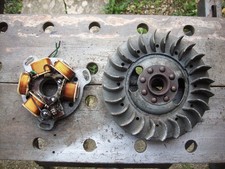 Lambretta Innocenti SX/LI aluminium 6 Volt Points Flywheel and stator  plate