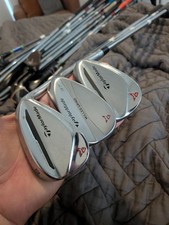 Good right TaylorMade Milled Grind 2 chrome wedge set.50,54,58.MG2
