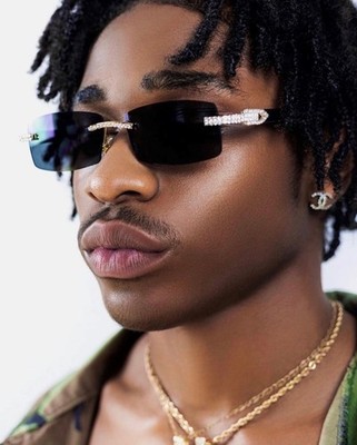 Sunglasses Sophisticated Street Wear Trendy Classy Rhine Stone Cholo Gangs Gafas