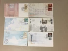 Six Israel fdc with nice picture envelopes