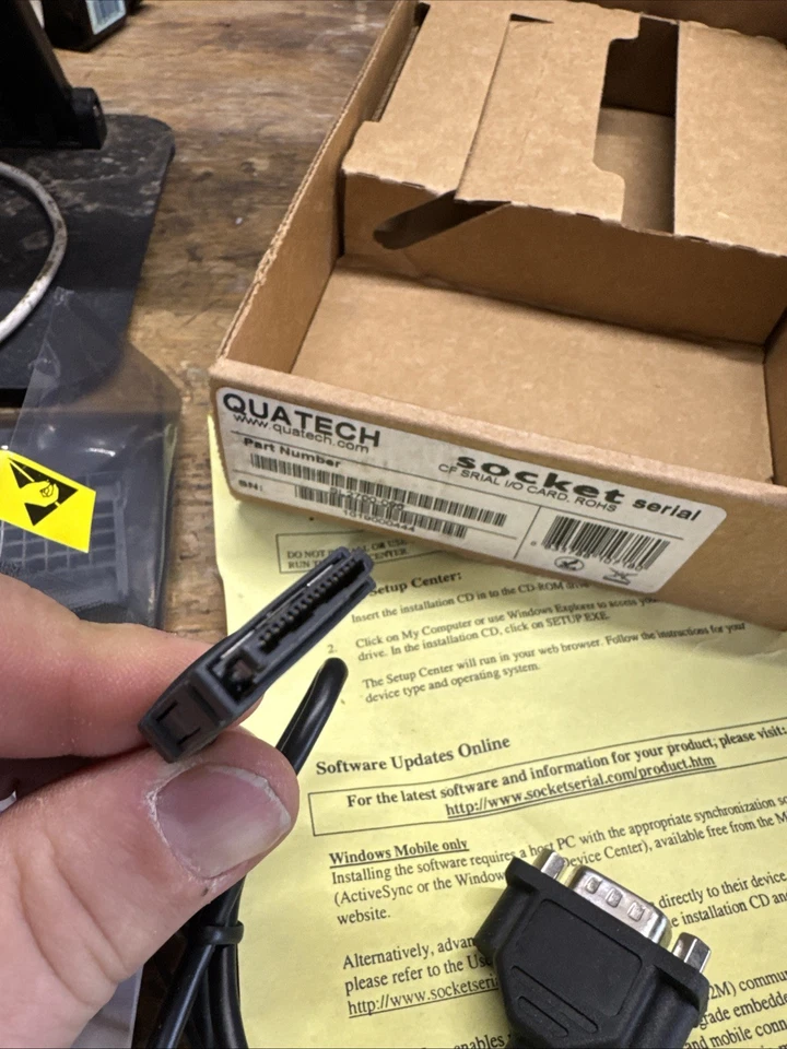 Disco y cable Quatech Socket Serial Rohs SL-2700-096 para radio Johnson  Foto 3 de 4