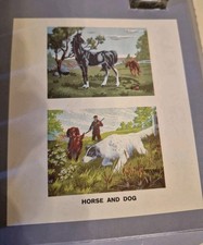 Pair Of Unfinished 10x14 Oil Paint X Letters By Testor Paints - Horse  Hunting