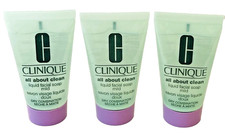 Clinique Liquid Facial Soap Mild Dry Combination 1oz/30ml Lot of 3 Total 3oz 