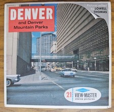 Vintage Denver View Master 3 Reel Set Packet No. A324 Mountain Parks