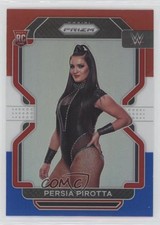 2022 Panini Prizm WWE Red White & Blue Prizm Persia Pirotta #187 7rf