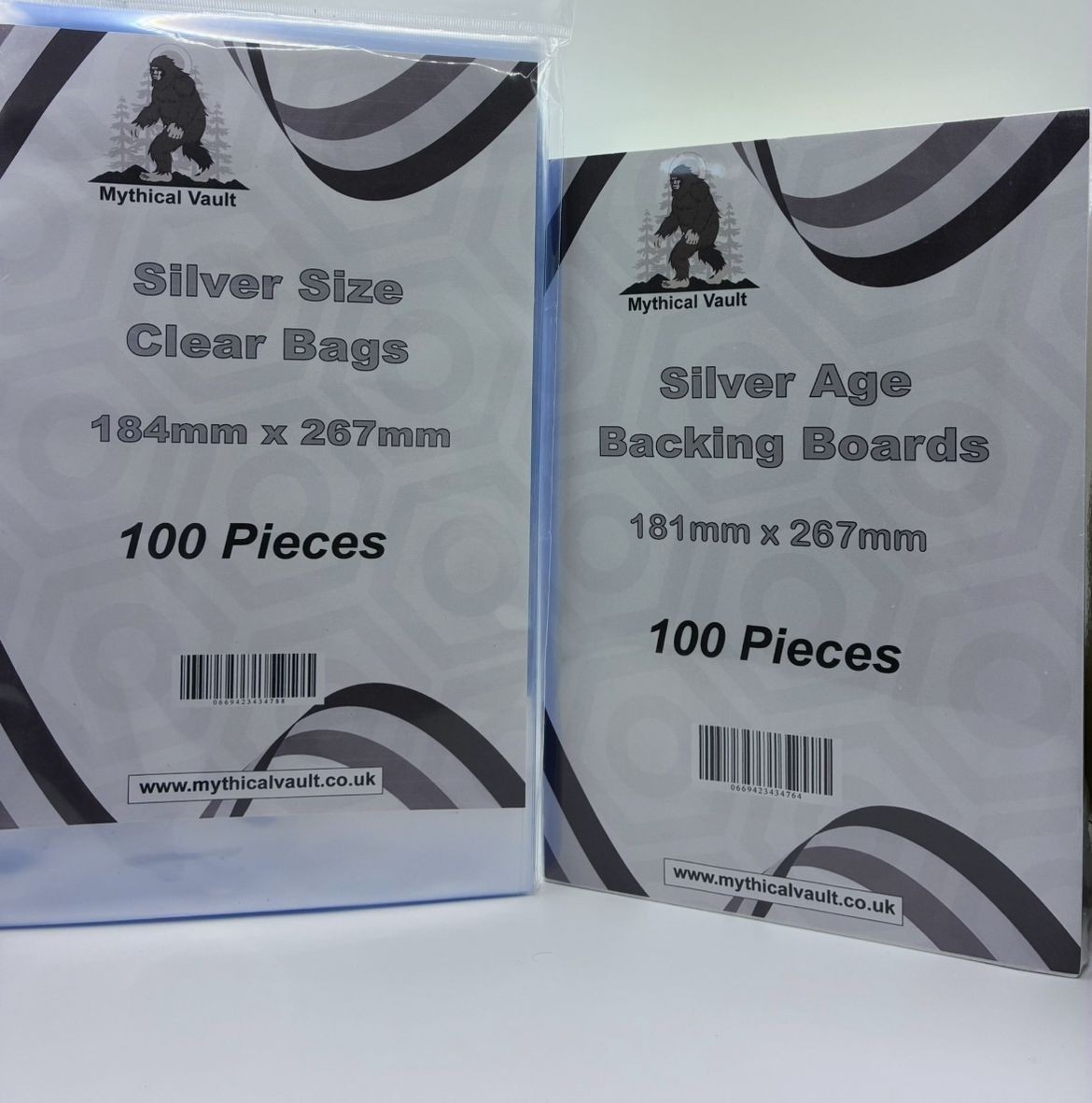 SILVER AGE: COMIC BAGS & 28PT BOARDS BUNDLE_ACID FREE_FACTORY SEALED