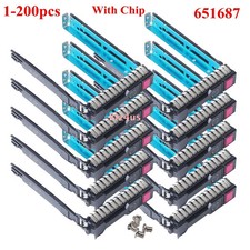 Lot 2.5"SFF HDD Caddy Sled HP ProLiant DL380 DL380p DL360p DL180 Gen8 Gen9 Gen10