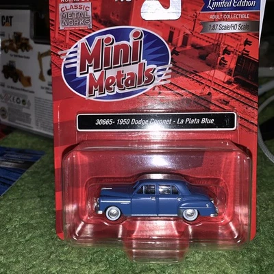 30665 1950 Dodge Coronet La Plata Blue Classic Metal Works 1:87 - Image 1 of 2