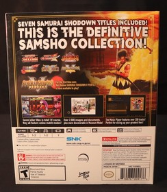 Samurai Shodown NeoGeo Collection Nintendo Switch LRG Col Ed Factory Sealed