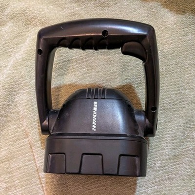 Brinkmann Black Dual-Light Handheld Worklight Flashlight w/ Carry Handle