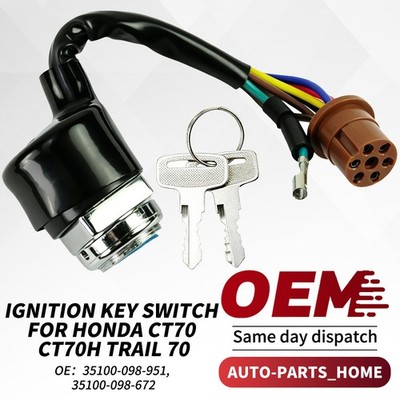 Fits For Honda CT70 Trail 70 1972-1976 Ignition Switch & Keys 35100-098-672