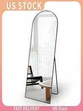 71"X30" Arch Floor Length Mirror, Oversized Full Body Wall & Floor Mirror-FGQA