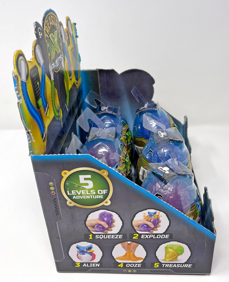 Treasure X Alien Gems Slime Treasure Alien 6 Egg Figures with