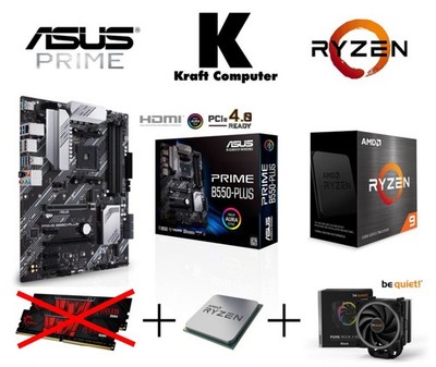 PC Bundle AMD Ryzen 9 5900XT (16x4,8GHz) + ASUS PRIME B550-Plus + CPU-Kühler