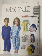 VTG McCalls 4283 Child ROBE BELT JUMPSUIT TOP SHORTS PANTS 4-6 FF Uncut
