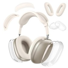 Silicone Case Cover for AirPods Max Headphones,Clear Soft TPU Ear Cups Star