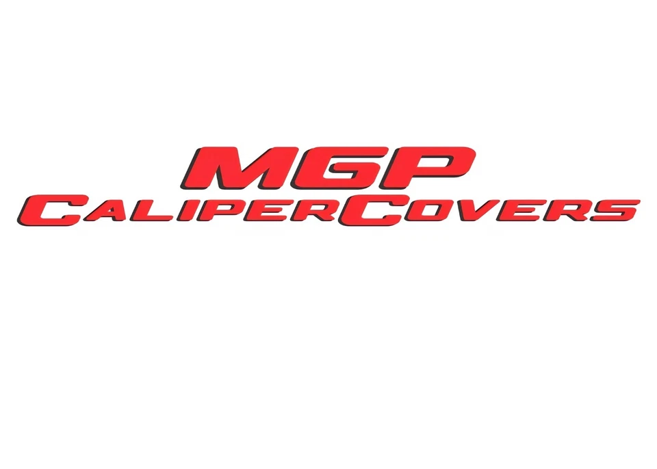 Cubiertas de pinza de freno rojas MGP 28180SMGPRD para Hyundai Sonata 2015-2019 Foto 3 de 4