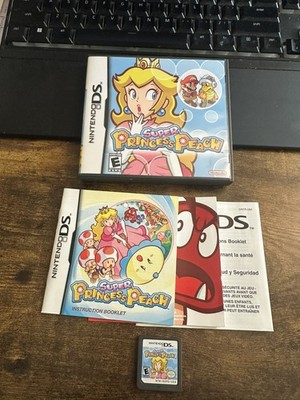 Super Princess Peach (Nintendo DS, 2006) Authentic Tested 