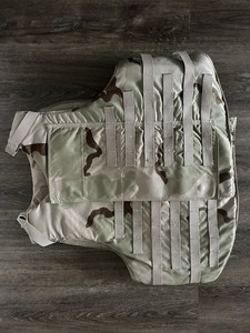 Ballistic Vest w/ Soft Armor inserts Desert Camouflage.Size X Large.New