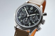 [Box, Paper] LONGINES Heritage Avigation BigEye L2.816.4 Chronograph Men's Watch