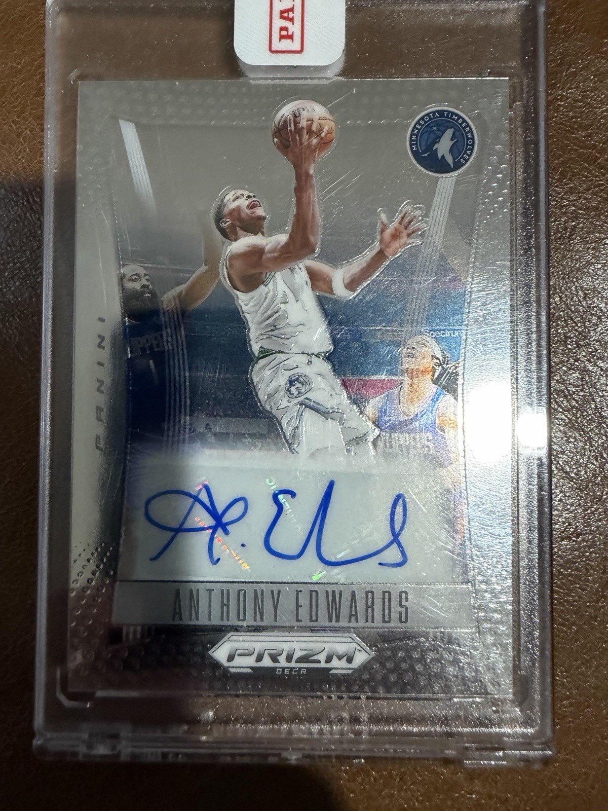 2023-24 Panini Prizm Deca - Signatures Anthony Edwards #DS-12 (AU)
