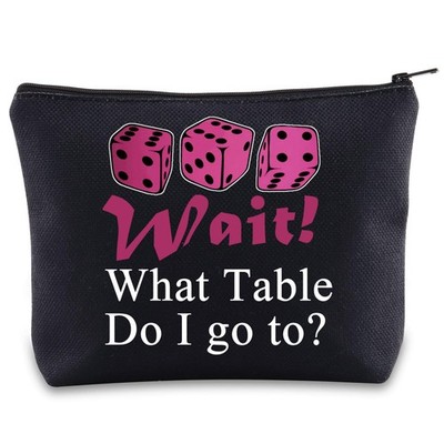 Dice Game Makeup Bag Game Night Gifts Dice Gamer Zipper Pouch Dice Queen Gift...