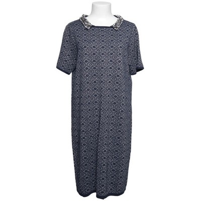 Weekend MaxMara, Kleid, Größe: XL, Blau/Weiß/Mehrfarbig, Medaillon, Damen #ZNs