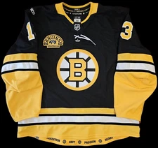 Boston Bruins Charlie Coyle Photoshoot Worn Centennial Game Jersey, Size 58