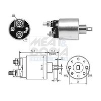Meat & Doria Magnetschalter, Starter U.A. FüR Abarth, Alfa Romeo, Fiat, Ford