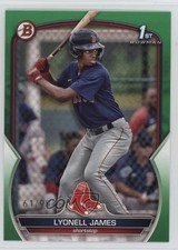 2023 Bowman Prospects Green 61/99 Lyonell James #BP-118 0ui8