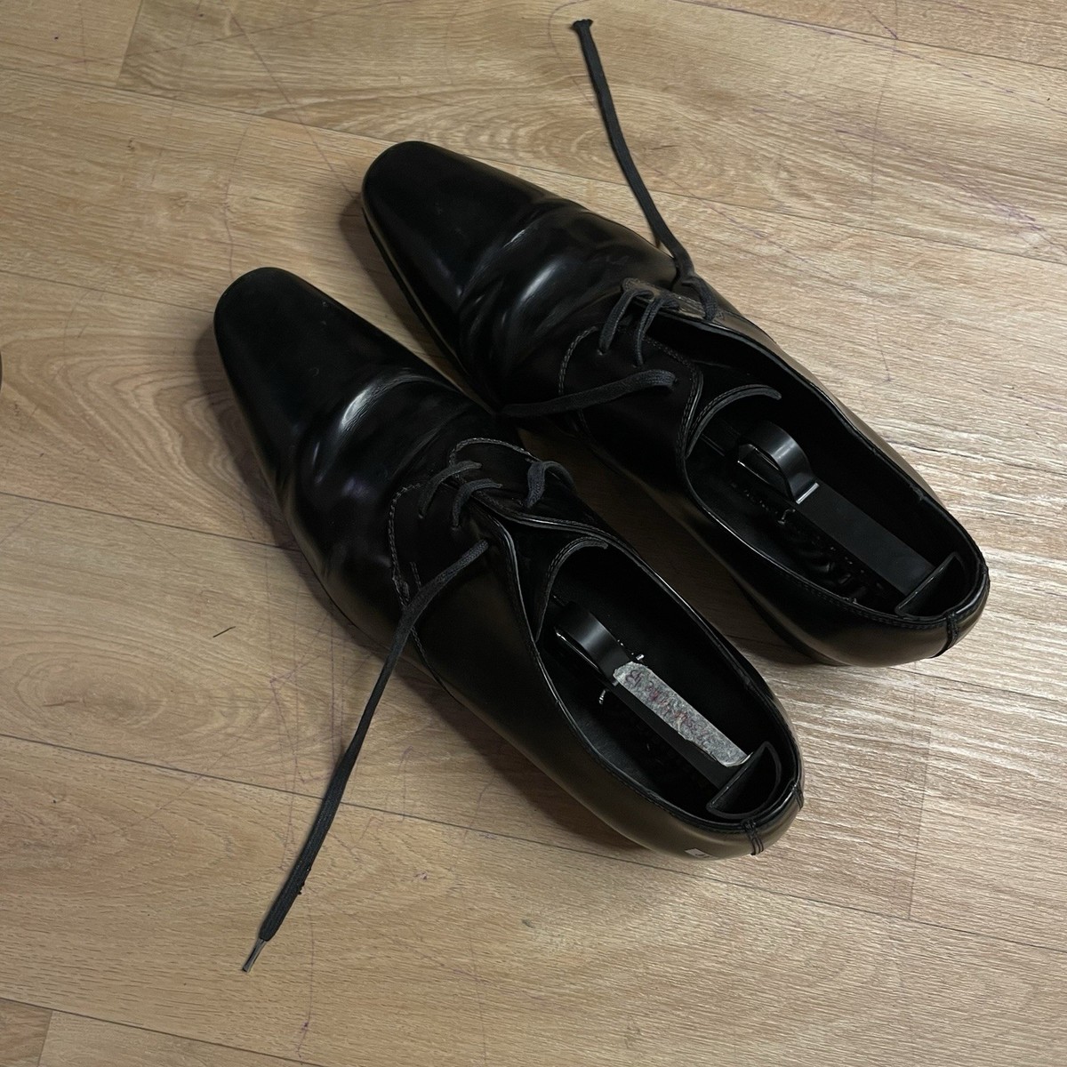 Dior homme mode verni noir ドレスシューズ サイズ41 DIOR HOMME - ディオール・オム DIOR HOMME ドレスシューズ 靴