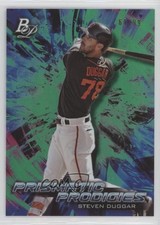 2018 Bowman Platinum Prismatic Prodigies Green 61/99 Steven Duggar #PPP-33 4pn