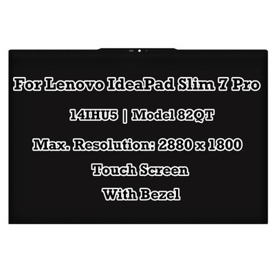 LED LCD Berühren Sie Montage Lenovo IdeaPad Slim 7 Pro 14IHU5 82QT0008US 2.8K