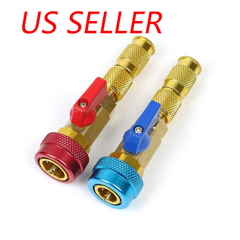 AC Valve Core Tool Set For R134A & R12 - Quick Install/Remove High & Low Pressure HVAC Tools