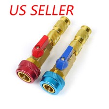 HVAC AC R134A R12 Valve Core High  Low Pressure Quick Remover Install Tool Set