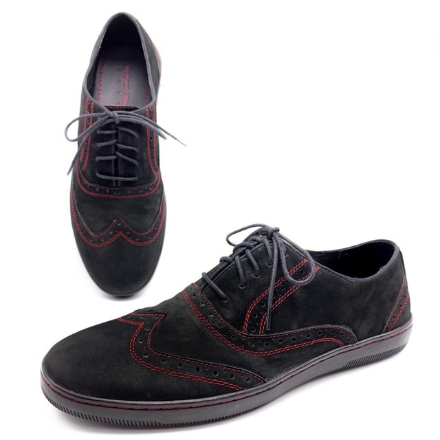 casual wingtip oxfords