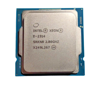 Intel Xeon E-2314 Server Processor (4.5 GHz, 4 Cores, Socket FCLGA1200) Tray...
