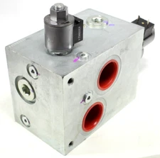 Hydraforce HF98810-15 Hydraulic Manifold + Solenoid Valves - Rare Part!