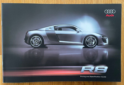 Unissued März 2007 Edition 2 Audi R8 UK Sales Prospekt