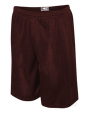 NEW C2 Sport Mesh Youth Unisex Size Large Athletic, Gym, Lined Maroon Polyester