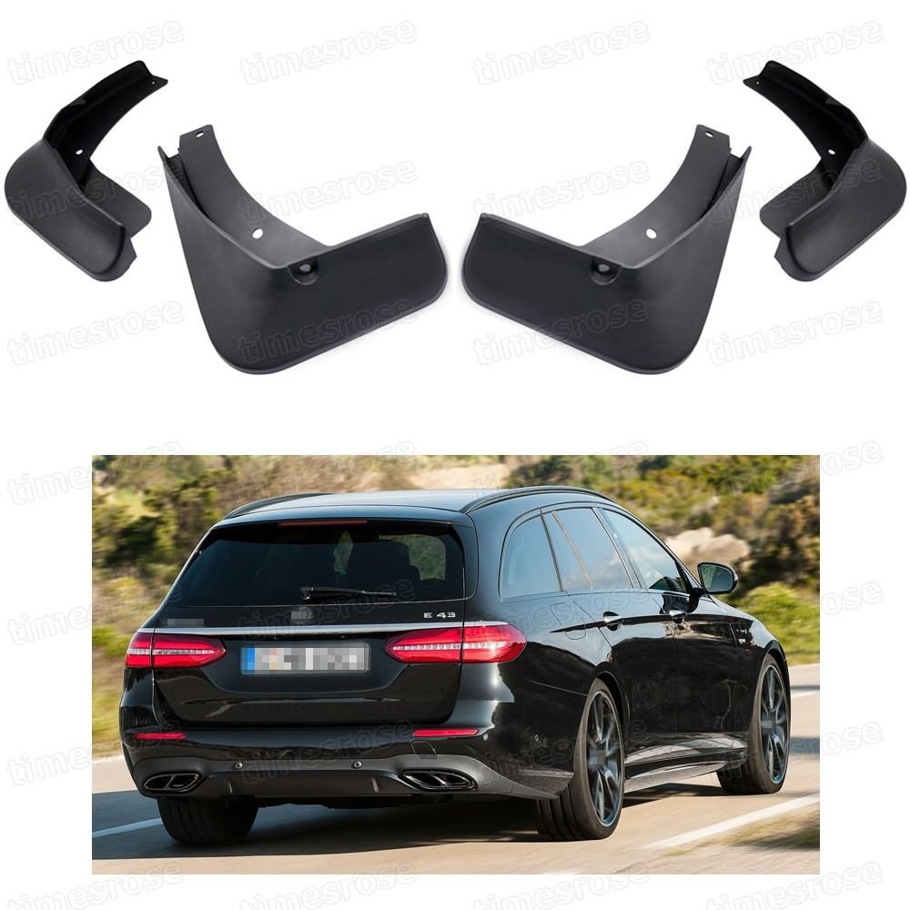 Mud Flaps Splash Guard Fender Car Mudguard for Mercedes E43 Estate AMG 2017 2018-image