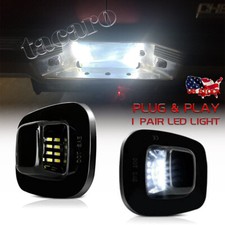 For 88-00 Chevy Ck 1500 2500 3500 Led License Plate Light Tag Lamp Assembly 2x For 88-00 Chevy Ck 1500 2500 3500 Led License Plate Light Tag Lamp Assembly 2x