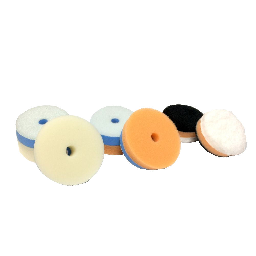 Carpro Nano Machine Polishing Pads 50mm 6 Pack - Microfiber + Gloss DA or Rotary