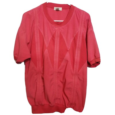 Vintage Pullover Short Sleeve Top Alexxus Exclusive Faded Red on Red ...