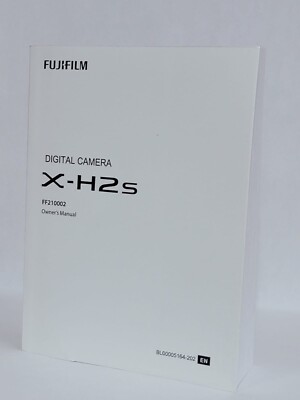 Fujifilm X-H2S Instruction Owners Manual X-H2S Book NEW