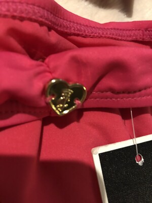 New Juicy Couture Medium Hot Pink Bathing Suit With Tags Attached