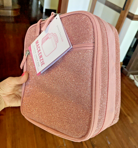 Pottery barn School glitter BACKPACK LARGE Disney+LUNCH box travel princess girl - Picture 12 of 23